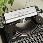 Rare Continental Portable Typewriter   Pre-war   Serviced  1930s