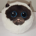 Ty Beanie Bouncers - Sammy The Siamese Cat  3-4 Inch  New Bouncy Ball Toy