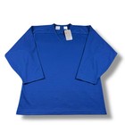 Nwt Vtg 2001 Nike Hockey Practice Jersey Blank Blue white Youth Xl Mens S m Rare