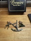 W Britain Premier Wwi French 37mm Trench Gun W us Detachment  41032 Mib Rare