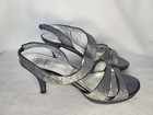 Silver Sparkle High Heel Monet  glinda  Shoe Size 7 - New