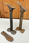 Antique Shoe Cobbler Repair Stand Empire   Malleable 3 Forms Cast Iron Vintage