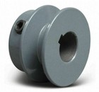 V-belt Motor Pulley 5 8  Bore X 2-1 2  Dia Set Screw Solid Cast Iron Fixed Bore