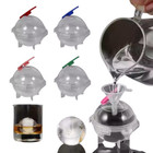 4 Pack 2  Large Round Ice Cube Tray Ball Maker Molds Jumbo Ice Balls For Drinks