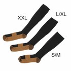  5 Pairs  Copper Compression 20-30mmhg Graduated Support Socks Men Womens S-xxl