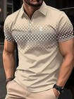 Men   s Business Golf Polo Shirt Casual Summer Short Sleeve Outdoor Casual Gift