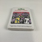 Sesame Street Number Cards Learn Counting Numbers Count Von Count Vintage 2002