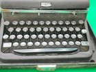 Vintage Royal Quiet Deluxe 1950 s Portable Typewriter Gray Keys Original Case