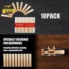 10 Pack Bb Clarinet Reeds 2 5 Strength For Beginner And Player  Thinner Reed Tip