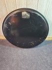 Vtg 1960 s Metal Black Souvenir Washington State Plate tray 11  Diameter -nashco