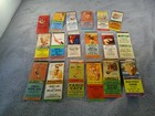 18 Vintage Girlie Pin Up Girls Matchbooks Match Covers Was Glued In Album