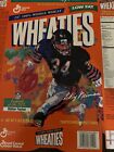 Wheaties Factory Uncirculated Flat Box  Walter Payton Leroy Neiman 1998 Vtg Rare