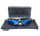 Oakley Sunglasses Gascan Oo9014-5060 Matte Black Wrap W  Prizm Sapphire Lenses