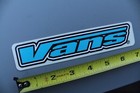 Vans Footwear Skateboard Shoes Blue White 90 s Gb Vintage Skateboarding Sticker
