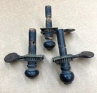 3 Vintage Hat Knob Upright Bass Stand Up Bass Tuners Very Light Old Luthier Part