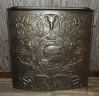 1890 s Victorian Minerva Fireplace Cover Backplate Roman Goddess Ram Dragons