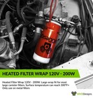 Wvo Designs Fuel Filter Heater Wrap 11 x6  200w  120v  Warms Canister Fuel