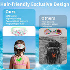 2 Pack Kids Swim Goggles With Fabric Strap For 6-14  Anti-fog No Hair Pulling Wi