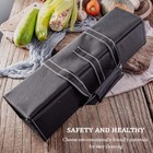 Oxford Cloth Kitchen Chef Knife Roll Bag Waterproof Knife Storage Pocket Durable
