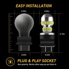 Led Turn Signal Light Bulb Anti Hyper Flash 3156 3157 7440 7443 1156 1157 54h-dd