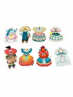 Vtg Hallmark Land Of Make Believe Paper Doll Greeting Card Set 1947 Cinderella