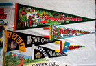 Lot Of 12 Vintage Souvenir Felt Flags Ny New York Vacation Destinations