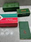 Vtg 1952 Singer Sewing Machine  Accessories Zigzagger Buttonholer   Much Parts