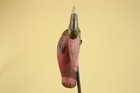 African Horned Animal Mask- Wooden Tribal Antelope Form West African Art-g6213