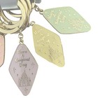 Disneyland Disney Park Pastel  Have A Magical Day Castle Charm Keychain  5 Pack