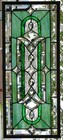 Stained Glass Transom Window Hanging Panel  33 1 2 X 14  Incl Hooks