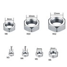 Hex Full Nuts 304 Stainless Steel M3 M4 M5 M6 M8 M10 M12 Din 934 Hexagon Nuts