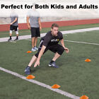 60pcs Disc Soccer Cones Football Agility Training Field Marking Cross Track Cone
