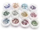 12 000 Acrylic Tiny Square Flatback Rhinestone Gems 2mm   Storage Box Nail Art