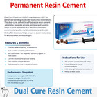Dental Permanent Resin Cement Universal Dual Cure 8gm  Automix Syr  Exp  04 2028