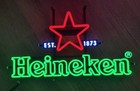 Rare Heineken Beer Led Neon Beer Light Sign 25   x15    Est 1873 Bar Pub Wall Decor