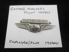 Vintage Eastern Air Lines Silver Logo Wings 2 25  Lapel Pin With Backs