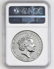2016 British Silver Queen s Beasts 2 Oz Lion Of England - Ngc Gem Bu