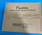 Tiles Cork Board 12  X 12  X 1 4 corkboard Wall Bulletin Boards Natural 4 Count
