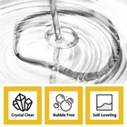 Gold Coast Supply Epoxy Resin 16 Oz Crystal Clear  8 Oz Resin   8 Oz Hardener 