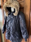 1950s Vintage Usaf N-3a Blue Snorkel Parka Mil-j-6279 Hood Air Crew Jacket Small