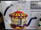 New Vintage Mki Kamenstein World Of Motion Kettle Teapot Steam Driven Carousel