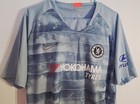 Chelsea Fc Nike Thrid 2018 19 Mens Soccer Jersey Ocean Blue Sz Xl Fits Like Lrg