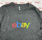 New  Ebay Logo swag Lot - Shirt  Water Bottle  Notebook  4 Stickers