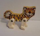 Fisher Price  902 Junior Circus Tiger Vintage 1963 Wooden Animal Figure Exc 