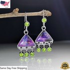 925 Silver Ear Hook Dangle Drop Earrings Fashion Women Turquoise Jewelry Gifts