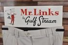 Vintage Mr Links Gulf Stream Golf Slacks Counter Advertising Display Sign Stand