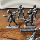 Vintage Antique Lead Toy Soldiers Figurines Lot Of 7 2 