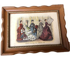 Vintage Framed Print Godey s 1870 s Fashions For Ladies Advertising Picture