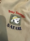Vintage Baby Snoopy Kids Tan Khaki Toddler Safari Shorts Size 12 M Months