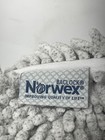 New Norwex Limited Edition Chenille Hand Towel Snowman Holiday Grey Bath Kitchen